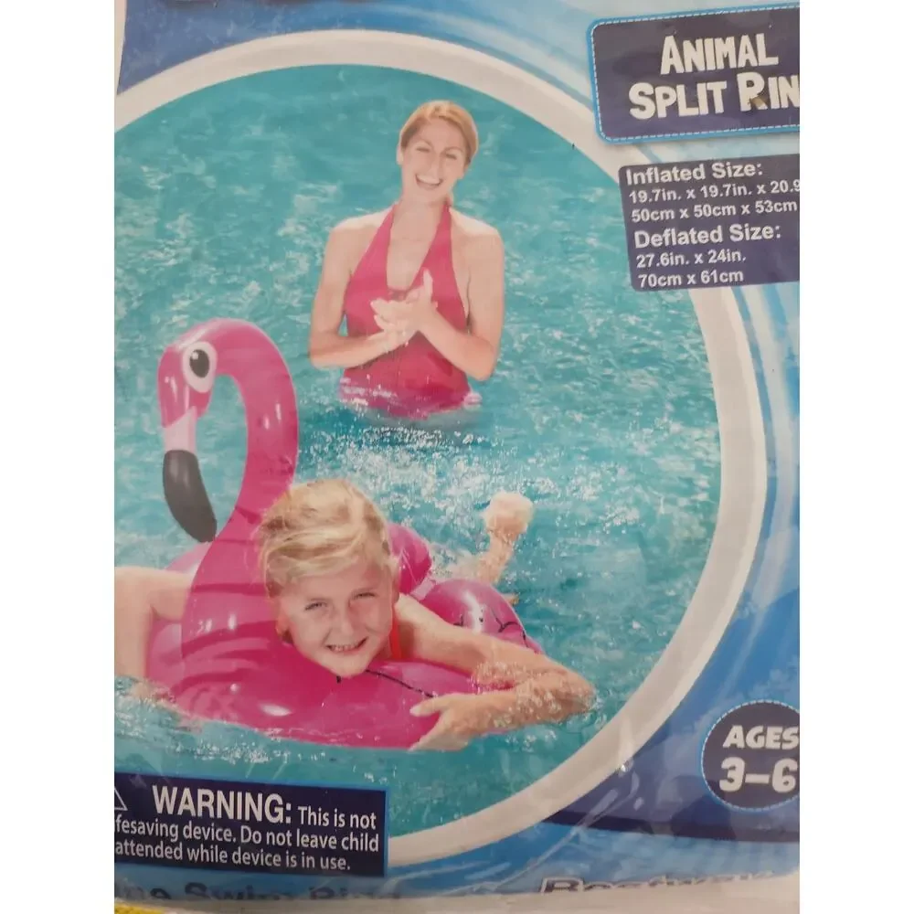 New Pool Inflatable flamingo and googles
